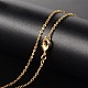Brass Necklaces X-MAK-K003-02G-1