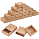 Cajas de cajón de regalo de almacenamiento de papel kraft CON-WH0095-56D-1