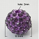 Perlas de aleación de diamantes de imitación X-RB-B028-2A-2
