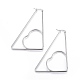 201 Stainless Steel Hoop Earrings EJEW-A052-21D-1