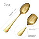 Stainless Steel Spoons Set AJEW-WH0253-009-2