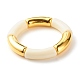 Ensemble de bracelets extensibles en perles de tube acrylique épais pour fille femme BJEW-JB07319-2