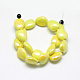 Perles en porcelaine manuelles X-PORC-Q235-M-3