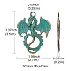6 colgante de dragón de aleación de 3 estilos. FIND-FS0001-76-5