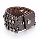 Punk Rock Leather Bracelets BJEW-H523-04B-2