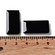 天然石オブシディアンペンダント  ファセット長方形チャーム  25x13x4~4.5mm  穴：1mm G-G063-01G-3