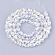Chapelets de perles en verre électroplaqué EGLA-T013-05M-2