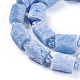 Natürliche blaue Calcit Perlen Stränge G-F607-06-3
