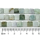 Hebras de cuentas de jadeíta natural de Myanmar G-A092-C01-01-5