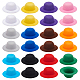 Nbeads 24шт 12 цвета фланелетная кукла шляпа FIND-NB0001-84-1