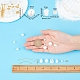 Sunnyclue DIY Nachahmung von Perlenohrringen baumeln Kits DIY-SC0016-53-3