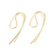 Brass Stud Earrings KK-S350-045G-01-1