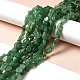 Natural Green Aventurine Beads Strands G-I351-A06-4