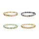 Stretch-Armband aus künstlichen Edelsteinen mit Glasperlen und synthetischem Hämatit für Frauen BJEW-JB07659-1