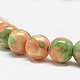 Synthetic Ocean White Jade Beads Strands G-S252-10mm-14-3
