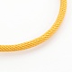 Création de bracelet en cordon de coton tressé MAK-L018-03A-08-P-2