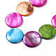 Eau douce naturelle de coquillage perles brins SHEL-Q024-005-3