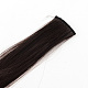 ファッション女性のヘアアクセサリー  鉄のスナップヘアクリップ  ナイロン毛のかつらを持つ  ココナッツブラウン  47cm PHAR-R127-11-3
