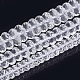 Chapelets de perles en cristal de quartz synthétique G-S285-15-3