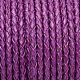 Плетеный кожаный шнур WL-E011-3mm-05-2