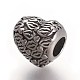 Retro 316 Surgical Stainless Steel European Style Beads OPDL-L013-02AS-1
