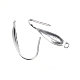 304 Stainless Steel Earring Hooks STAS-E147-21P-2