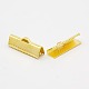 Iron Ribbon Crimp Ends IFIN-S008-G-NF-1