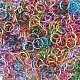 Pandahall 1 Box (about 2640 pcs) Colorful Aluminum Wire Open Jump Rings For Jewellery Making Accessories ALUM-PH0003-03-8mm-4