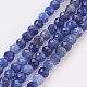 Natural Sodalite Beads Strands G-F568-138-2mm-1
