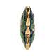 Perlas de esmalte de aleación de estilo chino X-ENAM-L015-34J-G-6