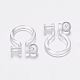 Plastic Clip-on Earring Findings X-KY-P007-F01-4