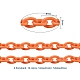 Handgefertigte undurchsichtige Acrylkabelketten&nbsp;MACR-CJ0001-07-2