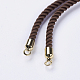 Nylon Twisted Cord Bracelet Making MAK-F018-14G-RS-5