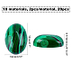 Cabochon ovali con pietre preziose naturali e sintetiche G-FH0001-10-5
