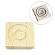 Vassoio porta diplay con anello per dito in legno di pino BDIS-D002-02A-1