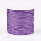 ナイロン糸  カスタム織ジュエリーにはナイロンのアクセサリーコード  紫色のメディア  0.8mm  約49.21ヤード（45m）/ロール NWIR-K022-0.8mm-06-1