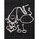 Iron Rhinestone Bridal Jewelry Sets: Necklaces SJEW-K007-02S-1