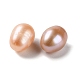 Perlas naturales abalorios de agua dulce cultivadas PEAR-E020-29-2