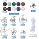 NBEADS About 332 Pcs Chakra Natural Stone Beads for Jewelry Making DIY-NB0009-04-2