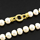 Natural Pearl Jewelry Sets SJEW-R033-01-5