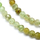 Natürlichen grünen Granat Perlen Stränge X-G-G823-19-3mm-3