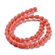 Chapelets de perles en corail synthétique G-Q1007-01C-01-3