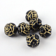 Perles acryliques de placage de fleurs X-PACR-Q102-111B-1