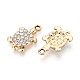 Legierung rhinestone-anhänger&nbsp;PALLOY-T090-61KCG-2