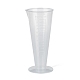 Мерный стаканчик пластиковые инструменты AJEW-P092-01A-2