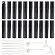 Benecreat 80 mini flacons pulvérisateurs noirs en plastique de 2 ml DIY-BC0009-37A-1