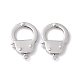 304 Stainless Steel Handcuff Clasps STAS-D009-02-2