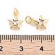 Подвеска из латуни с фианитами KK-P271-38A-02G-3