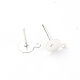 Eisen-Ohrstecker-Fassungen&nbsp;FIND-WH0072-93A-S-1