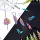 DIY серьги решений DIY-AR0001-08M-4